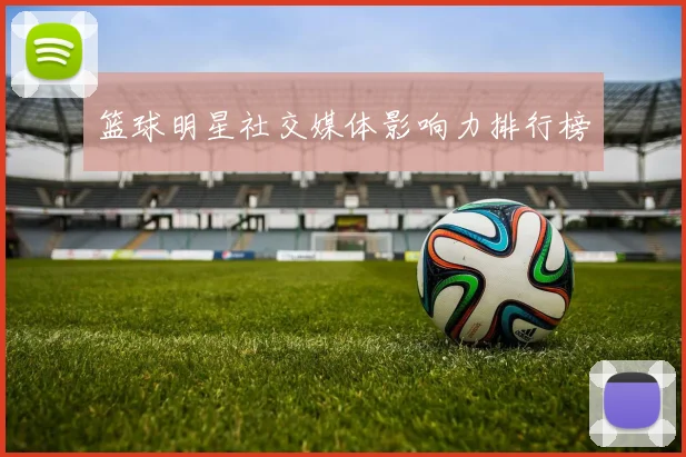 篮球明星社交媒体影响力排行榜